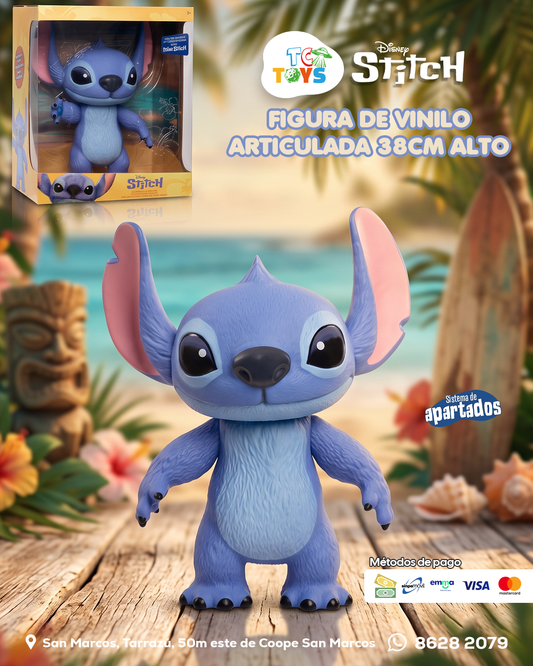 Figura de Vinilo Stitch más Grande que el Tamaño Real.