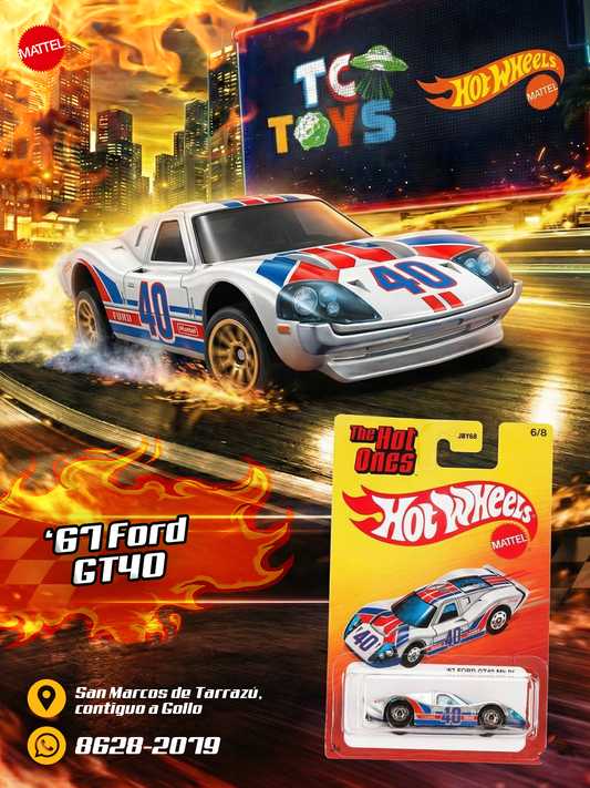 Hot Wheels The Hot Ones 67 Ford GT40 Mk.IV.