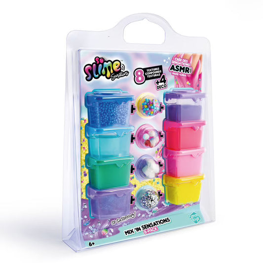 Slime Crazy Sensations 8 Texturas Mix 'In Sensations 8-Pack.