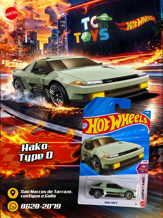 Hot Wheels Hako Type D Verde.