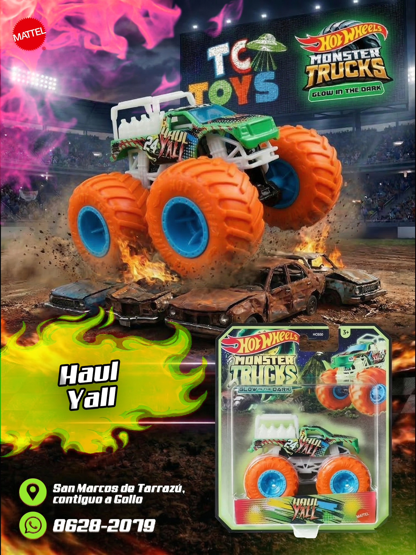 Hot Wheels Monster Trucks Glow In The Dark Haul Yall.