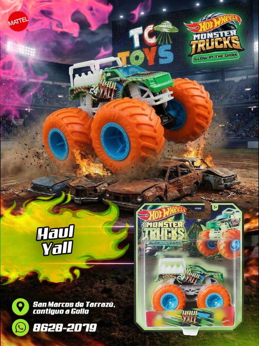Hot Wheels Monster Trucks Glow In The Dark Haul Yall.