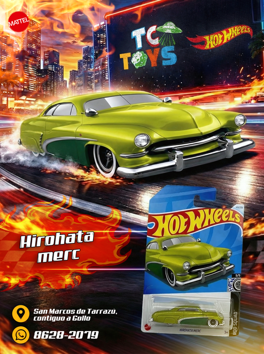 Hot Wheels Hyrohata Merc Verde.