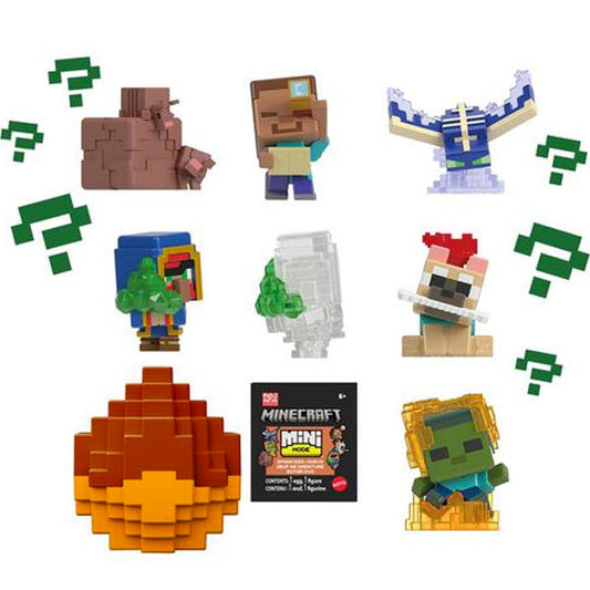 Figura Mattel Minecraft Mini Huevo Sorpresa.