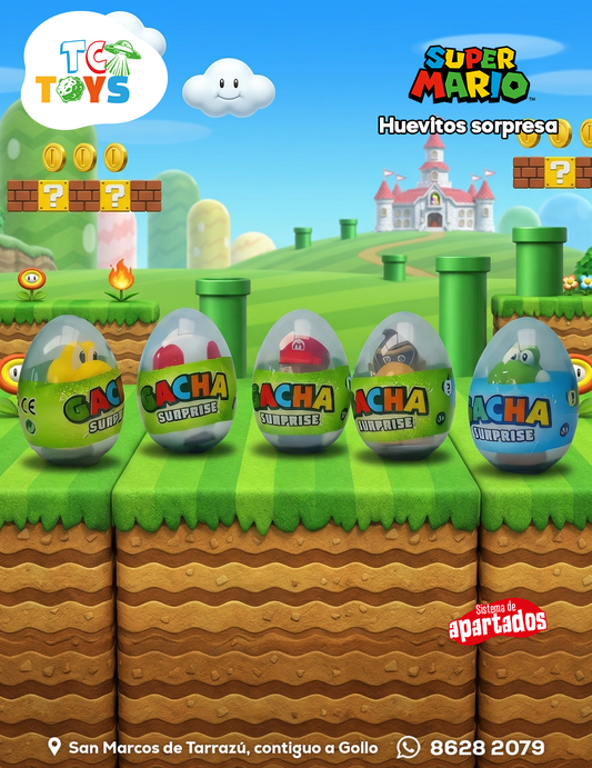 Huevo Mario Bros Gacha Surprise.