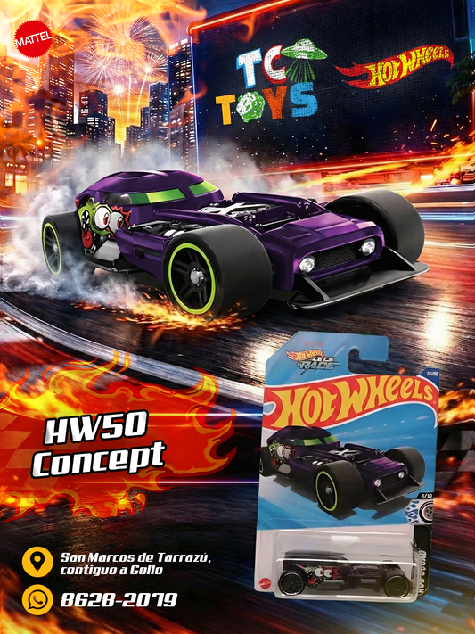 Hot Wheels HW50 Concept Morado.