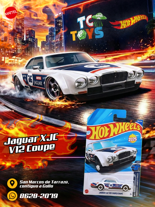 Hot Wheels Jaguar XJC V12 Coupe/Coupé Blanco.