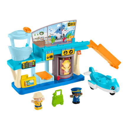 Little People Fisher-Price Aeropuerto de Aventuras Diarias.