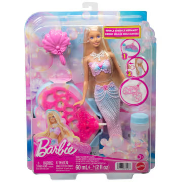 Barbie Sirena Burbujas Brillantes.