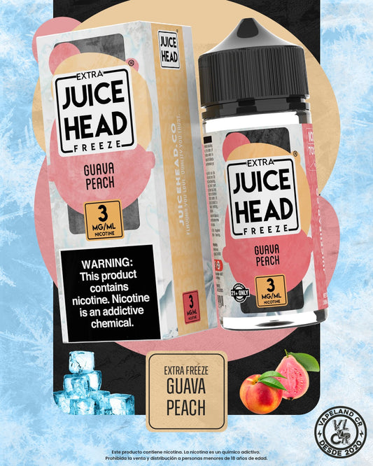 Juice Head Extra Freeze Guava Peach 6mg.