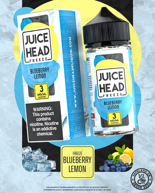Juice Head Freeze Blueberry Lemon 3mg y 6mg.