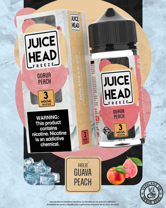 Juice Head Freeze Guava Peach 3mg.