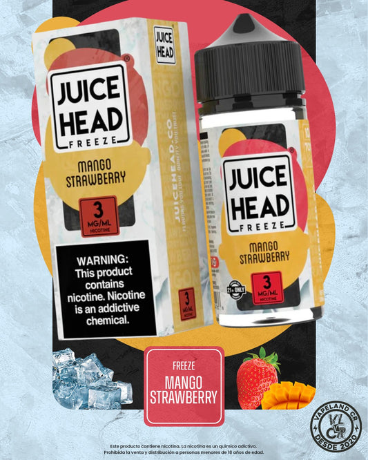 Juice Head Freeze Mango Strawberry 3mg y 6mg.