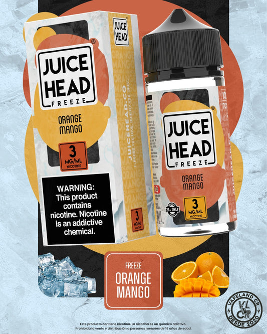 Juice Head Freeze Orange Mango 3mg y 6mg.