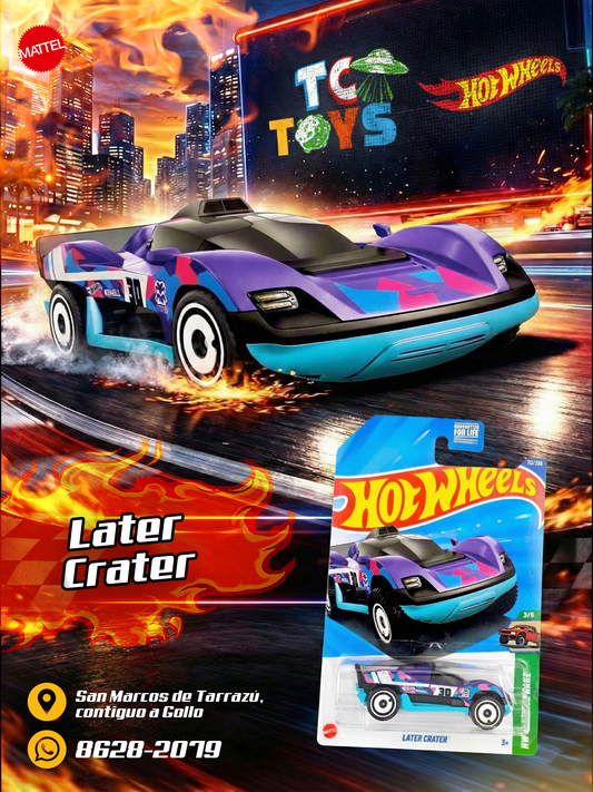 Hot Wheels Later Crater Morado.