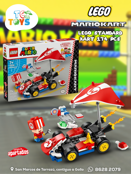 Lego Super Mario Mario Kart Standard Kart.