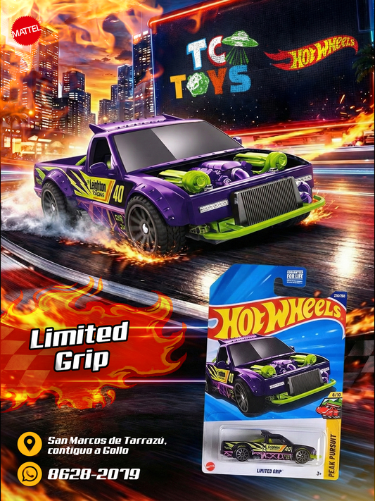 Hot Wheels Limited Grip Morado.