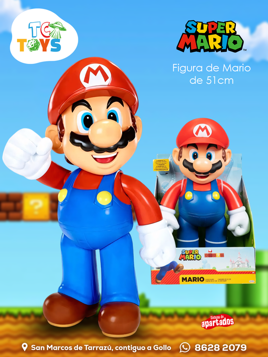 Figura Super Mario Articulado de 51cm Jakks.