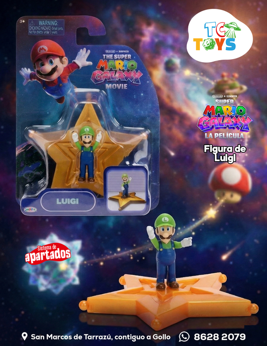 Figura The Super Mario Galaxy Movie Luigi Jakks.
