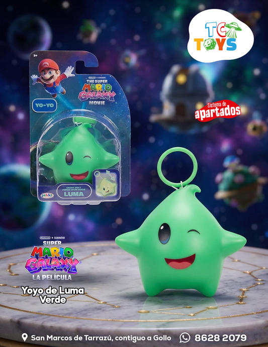 Yoyo The Super Mario Galaxy Movie Verde Grun Verde Luma Jakks.