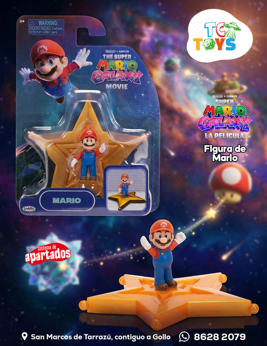 Figura The Super Mario Galaxy Movie Mario Jakks.
