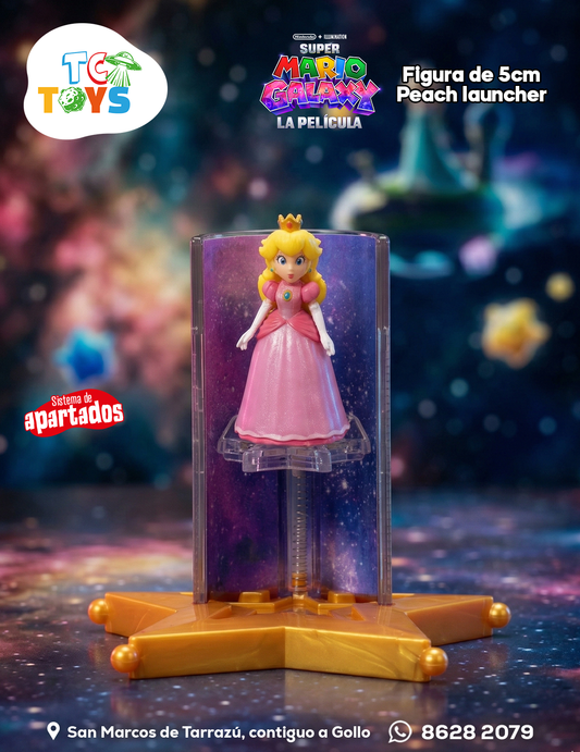 Figura The Super Mario Galaxy Movie Princesa Peach Jakks.