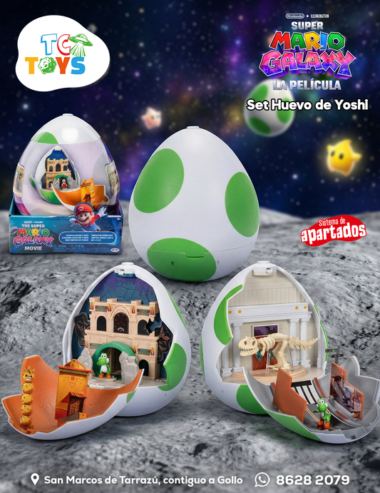 Set Huevo de Yoshi The Super Mario Galaxy Movie Jakks.