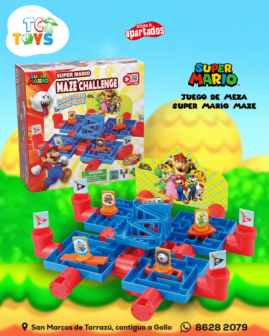 Juego de Mesa Desafío Laberinto de Super Mario.