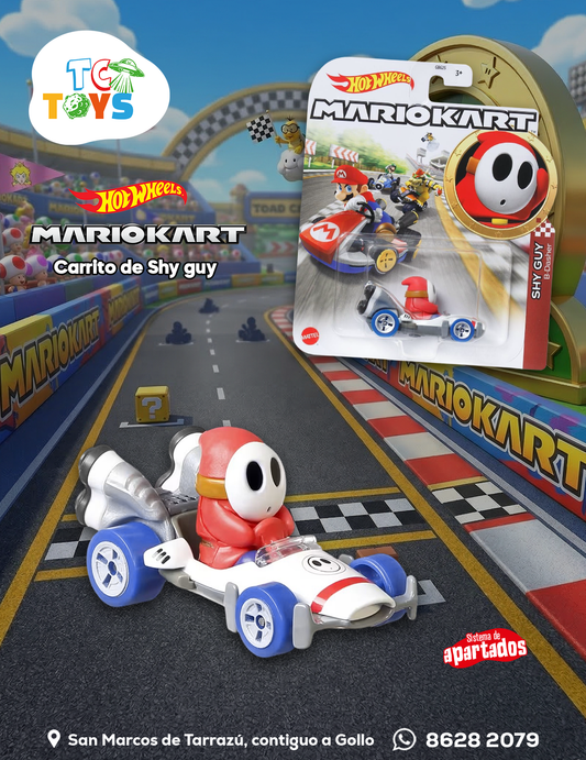 Hot Wheels Mario Kart Shy Guy Standard Kart.