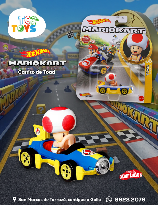 Hot Wheels Mario Kart Toad Standars Kart.