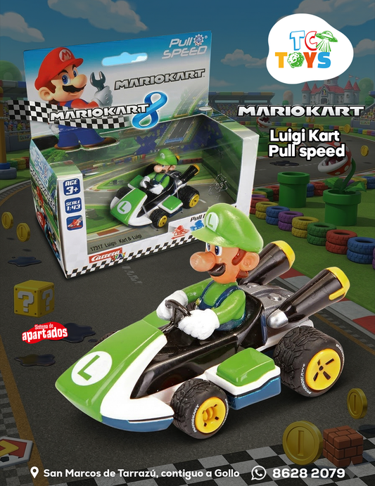 MarioKart Carrera Yoshi Pull Speed.