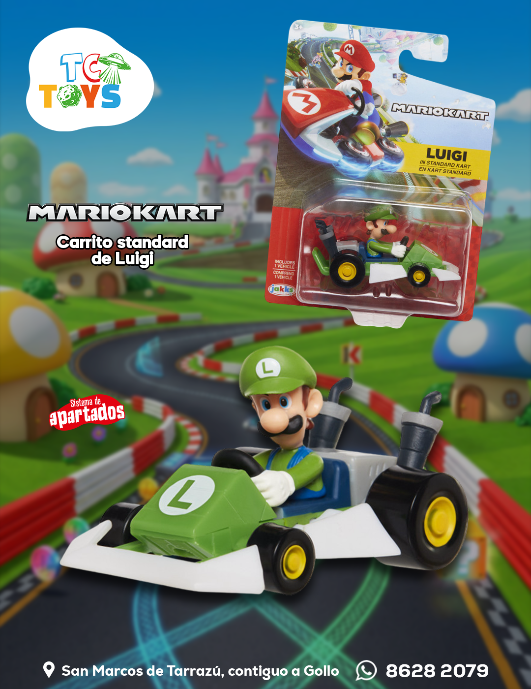 Mario Kart Luigi Jakks.