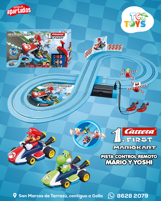 Pista Mario Kart Carrera 1.First Official Nintendo Licensed Product.