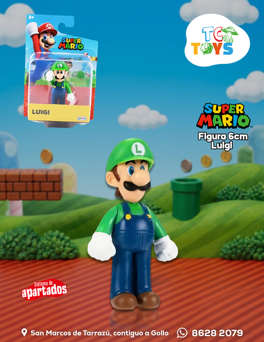 Figura Super Mario Luigi Jakks.