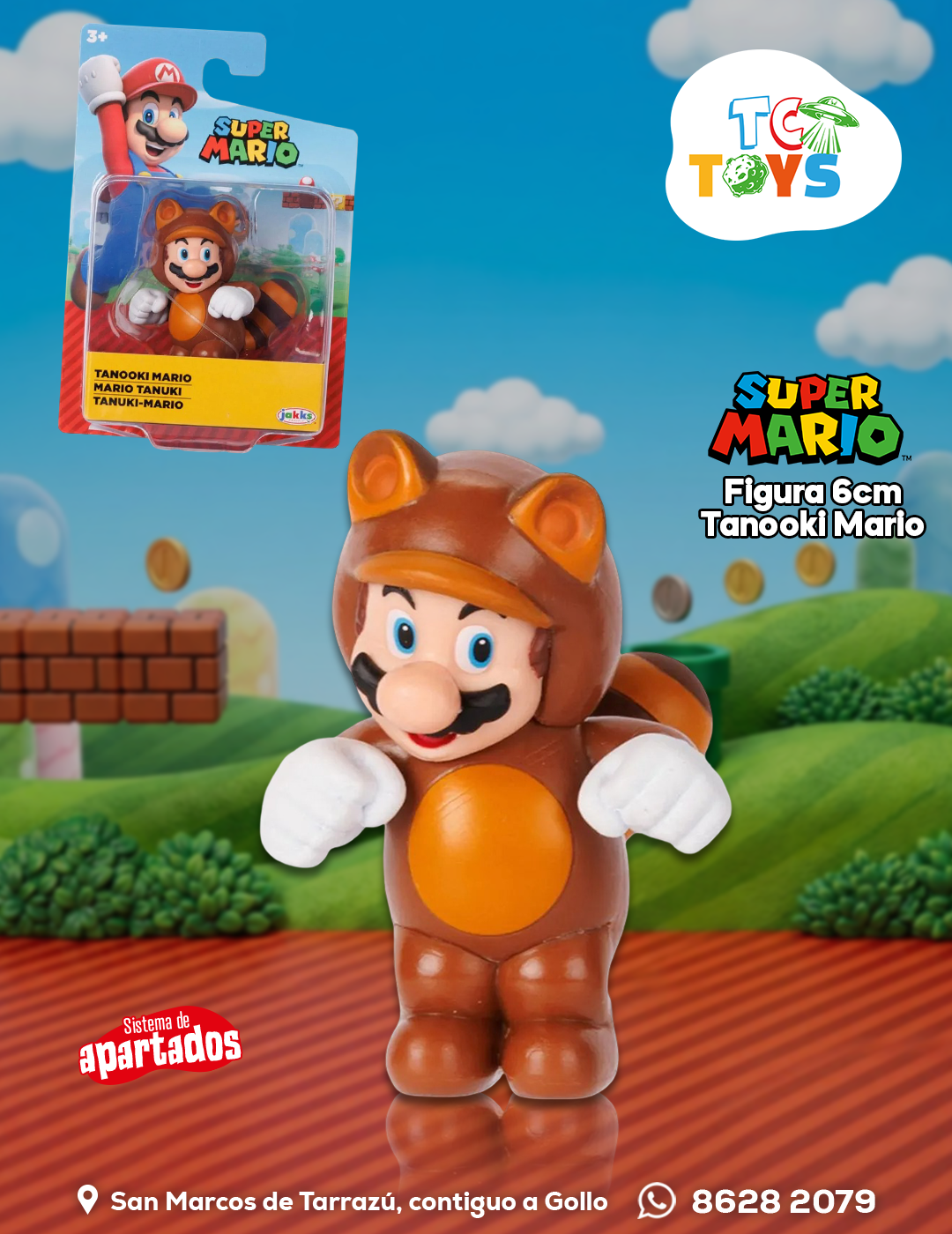 Figura Super Mario Mario Tanuki Jakks.