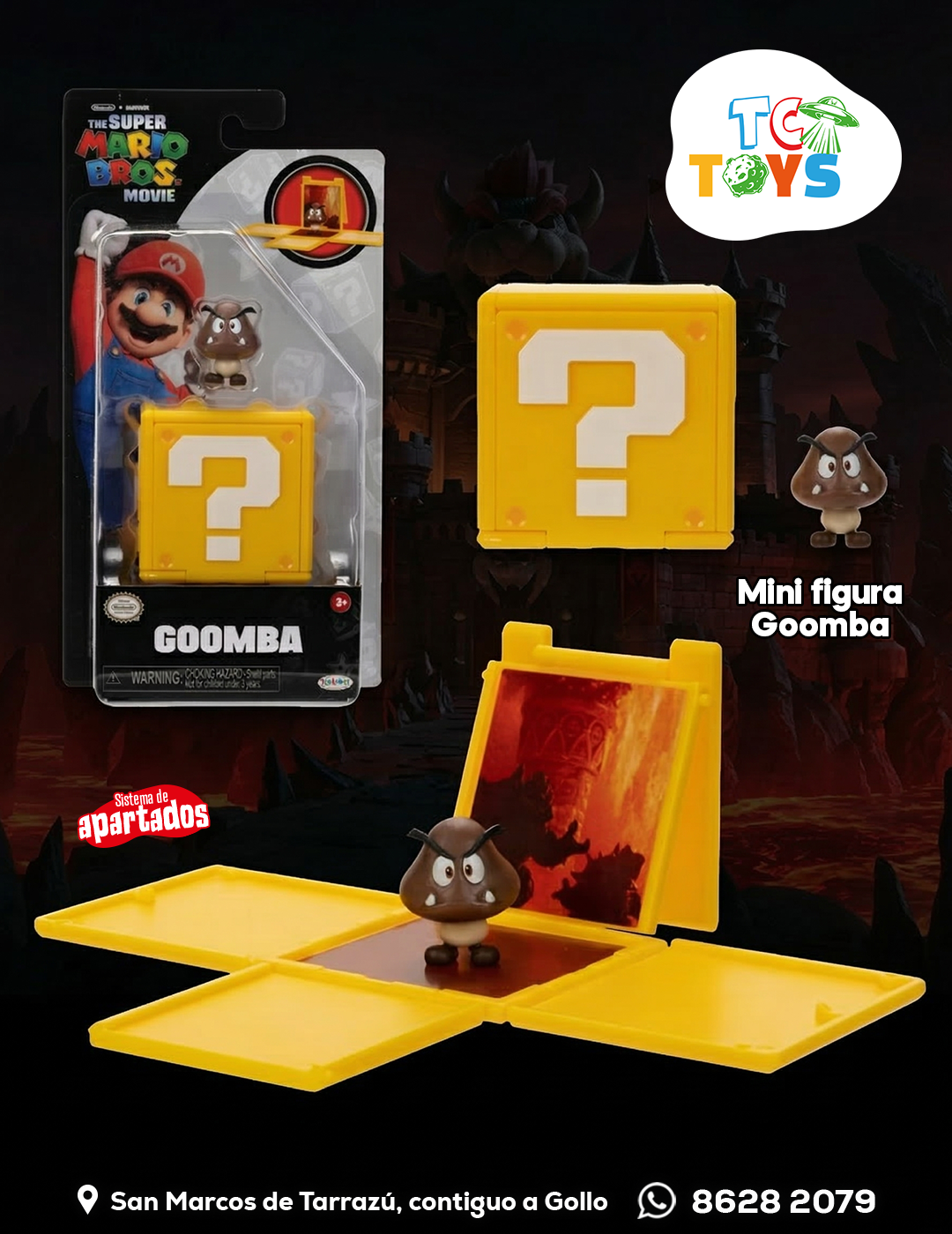 Mini Figura Super Mario Bros Movie Goomba Jakks.