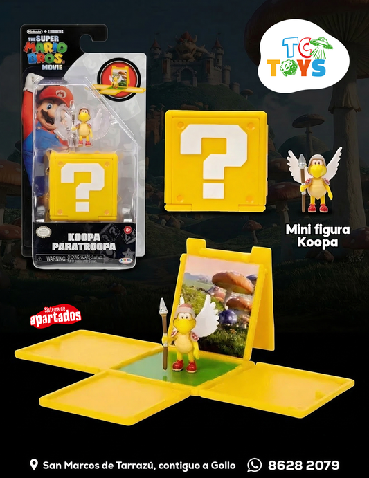 Mini Figura Super Mario Bros Movie Koopa Paratroopa Jakks.