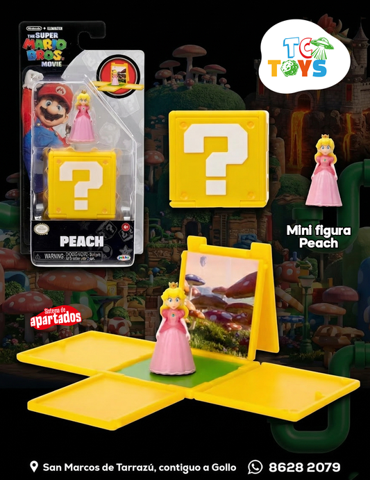 Mini Figura Super Mario Bros Movie Peach Jakks.