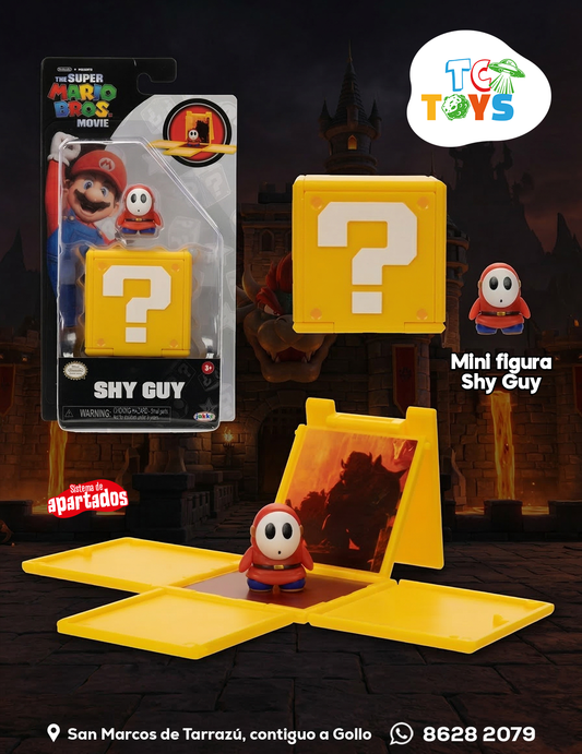 Mini Figura Super Mario Bros Movie Shy Guy Jakks.