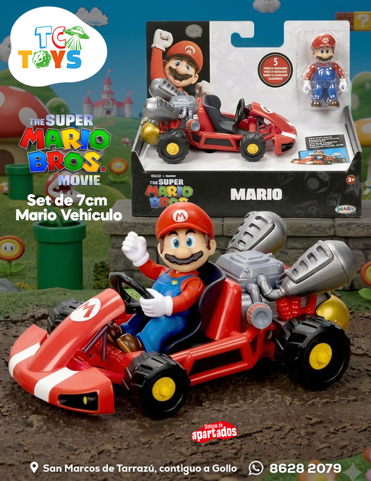 Vehículo Mario Super Mario Bros Movie Jakks.