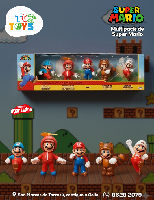 Multipack Super Mario Jakks.