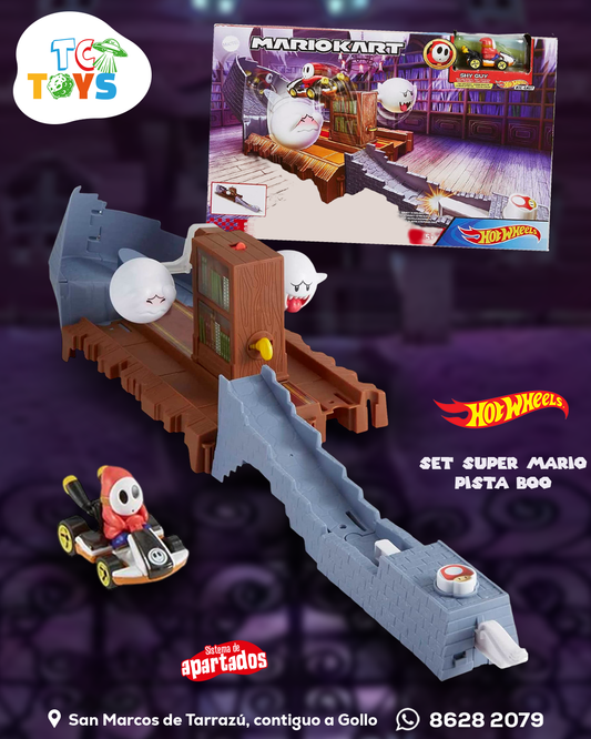 Pista Hot Wheels Mario Kart Set de pista Boo.