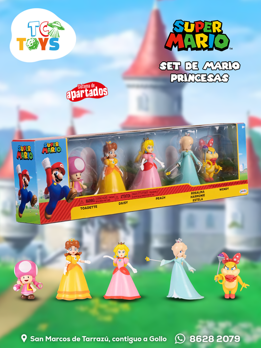 Figuras Super Mario Princesas Jakks.