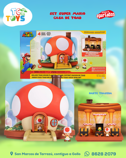 Juego Casa Toad Deluxe Super Mario.