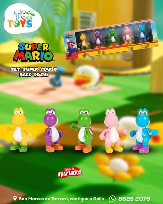 Set de Figuras Yoshi Super Mario.