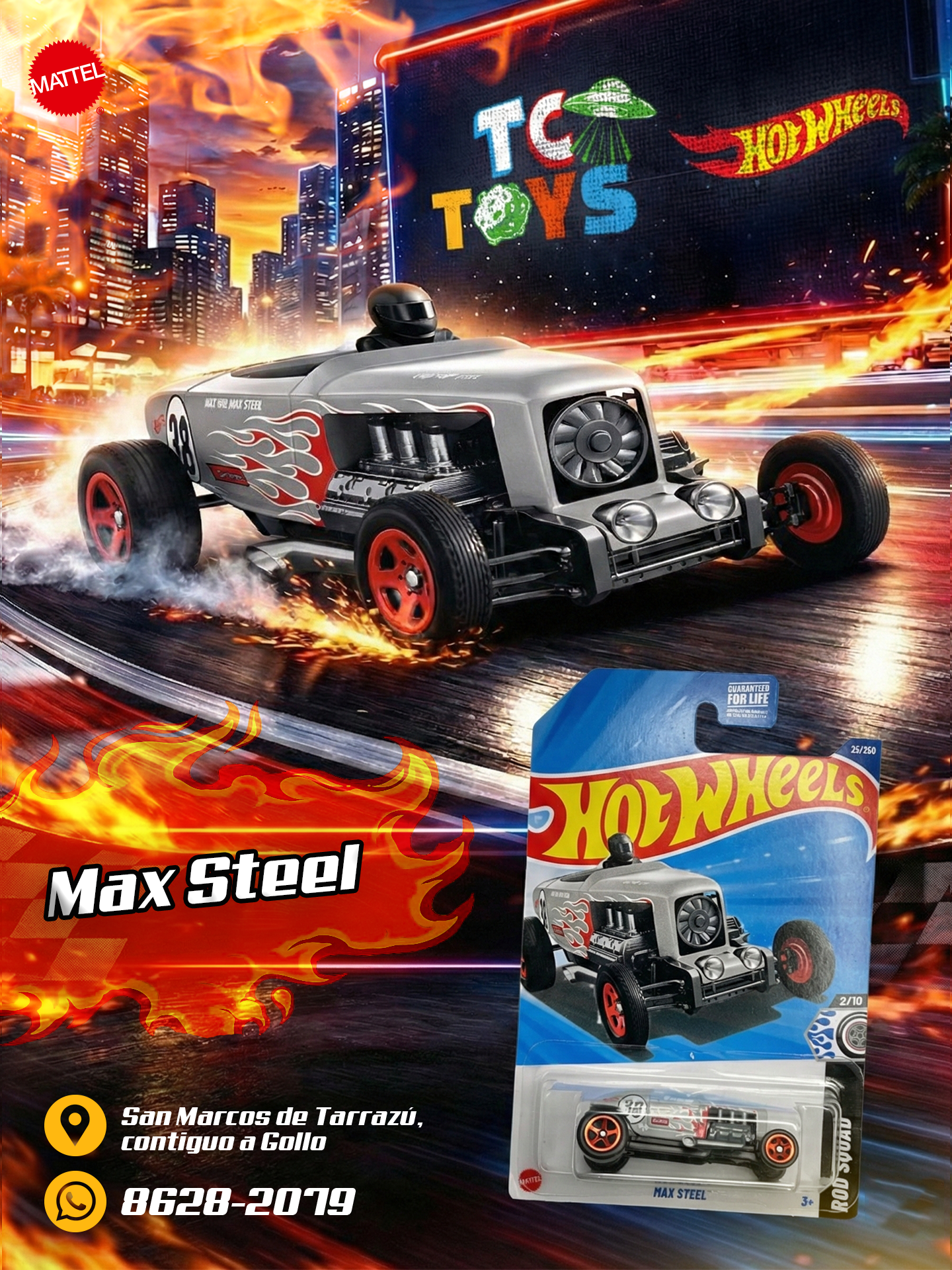 Hot Wheels Skull Shaker Blanco.