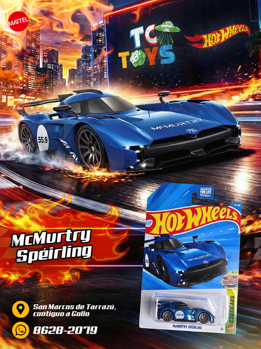 Hot Wheels McMurtry Spéirling Azul.