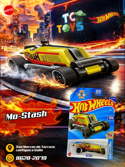 Hot Wheels MO-Stash Amarillo.