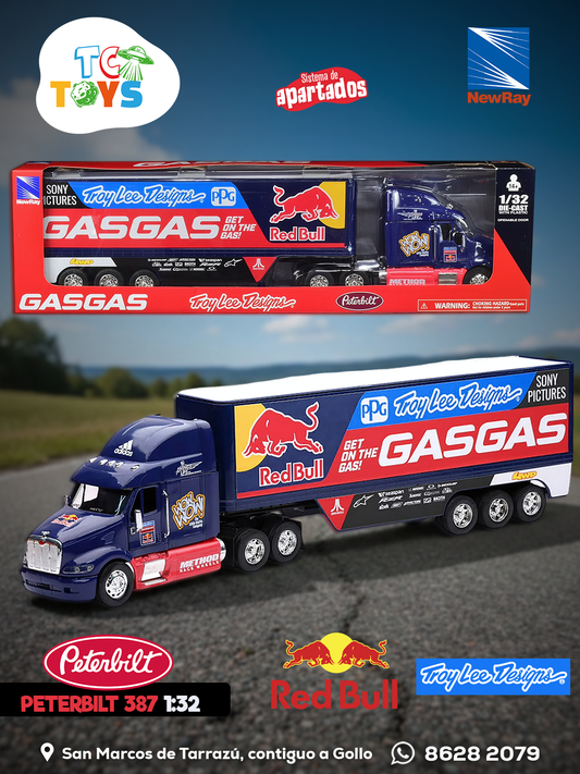 Trailer NewRay Peterbilt Red Bull GasGas.