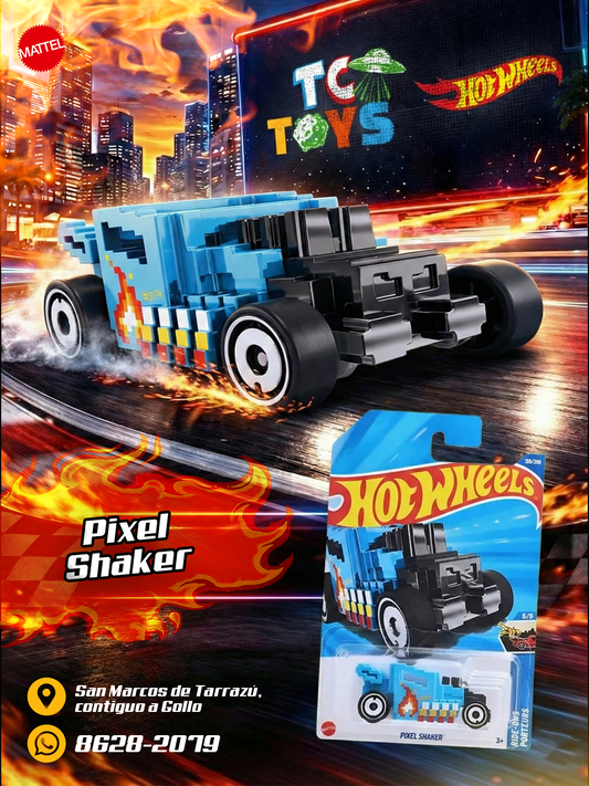 Hot Wheels Pixel Shaker Celeste.